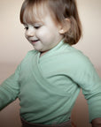 COMINUM KIMONO CHILD in Green Sage