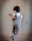 Breathable natural overall romper for everyday comfort