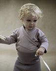 Durable free movement kimono for active toddlers