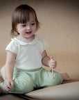 Eco-conscious baby shirt with pure natural fibers