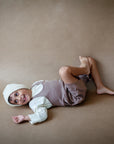 Eco-conscious organic cotton overall for sensitive babies