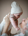 Eco-responsible organic baby beanie
