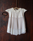 Gentle organic cotton dress for infants