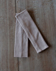 Lightweight organic cotton leg warmers for everyday wear