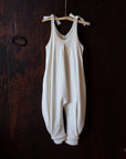 Lightweight organic cotton romper for seasonal wear