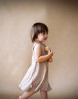 Natural growth supporting organic dress with soft fabric