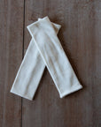 Organic cotton leg warmers designed for active babies