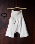 Organic cotton pants designed for active babies