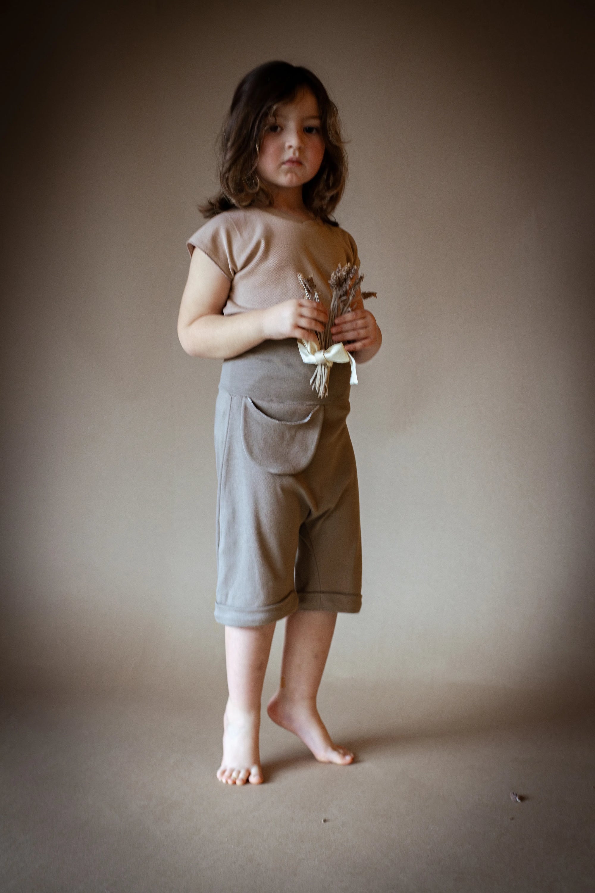 Organic cotton pants for natural baby movement