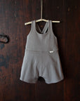 Organic romper designed for easy wear