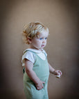 Plant based dyed shades organic cotton baby jumpsuit