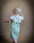 Plant based dyed shades organic cotton baby romper