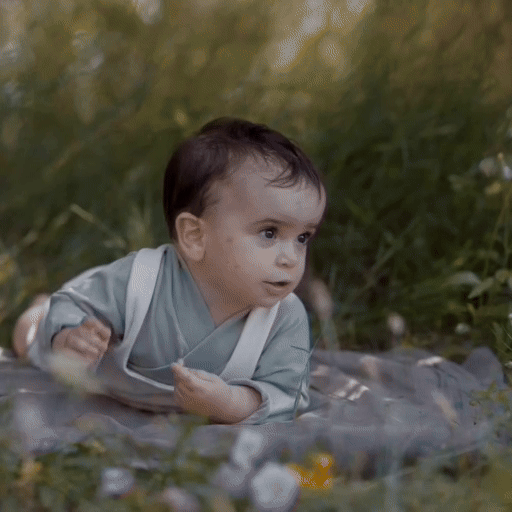 CANELA Overall Baby in Cotton Flower