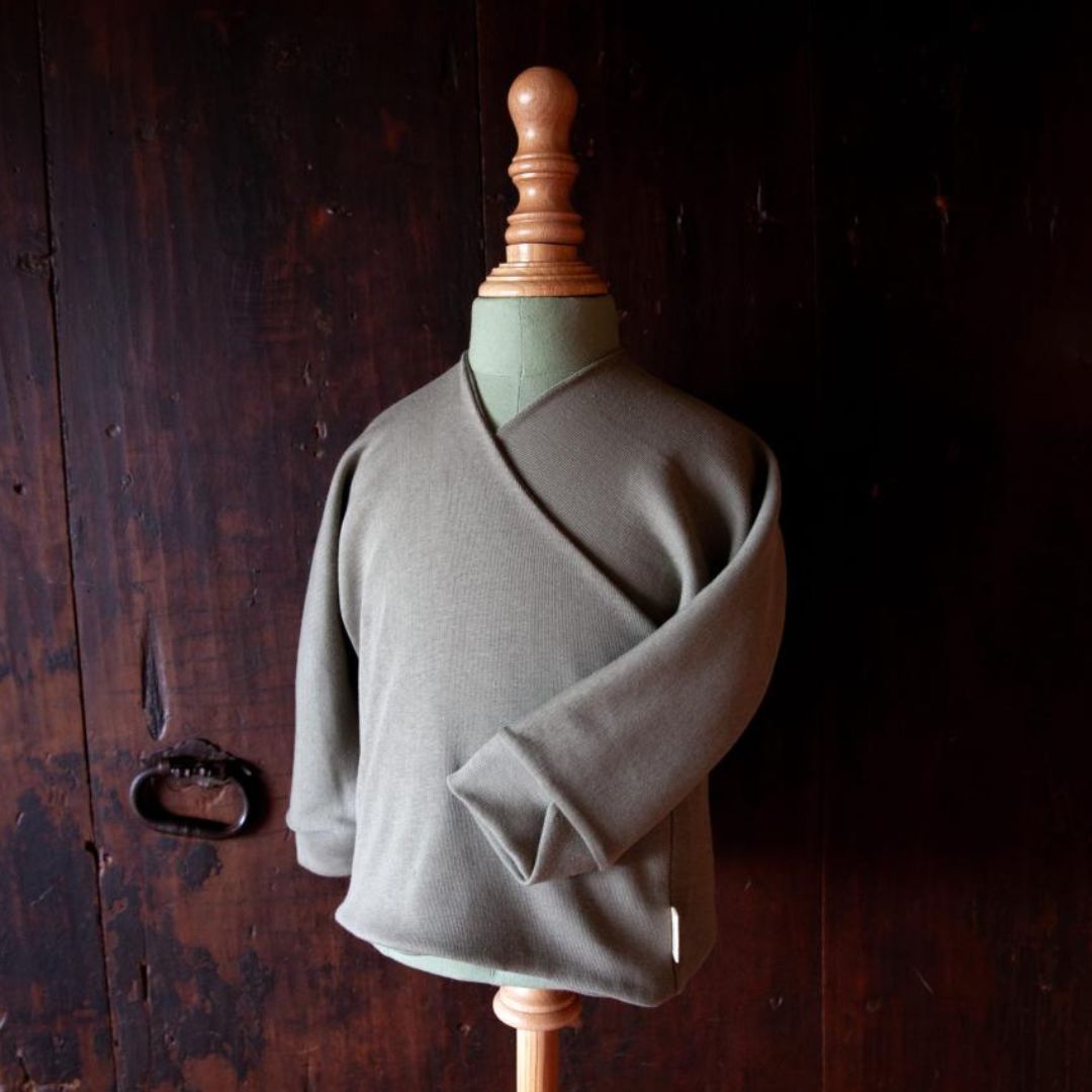 HAZEL double-layer shirt in Acorn Brown — garment photograph