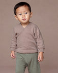 HAZEL double-layer shirt in Cinnamon — worn by a child