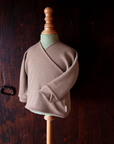 HAZEL double-layer shirt in Cinnamon on a mannequin