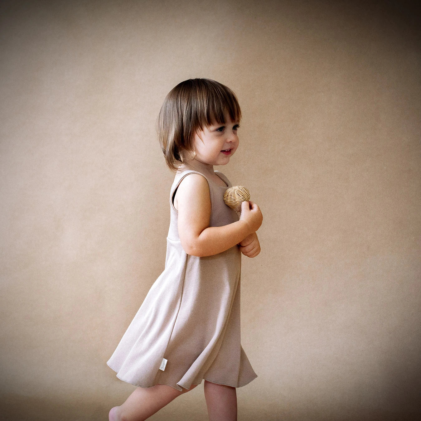 Allergen-free cotton dress for sensitive babies 