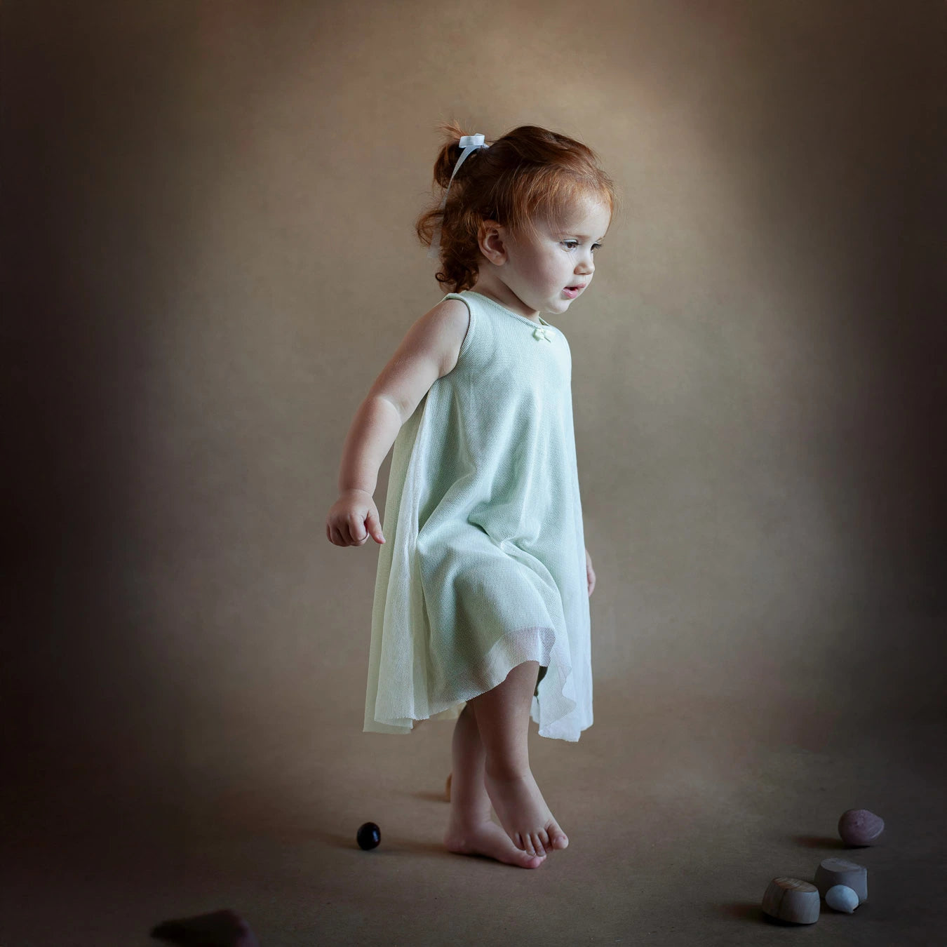 Breathable organic baby dress for daily comfort