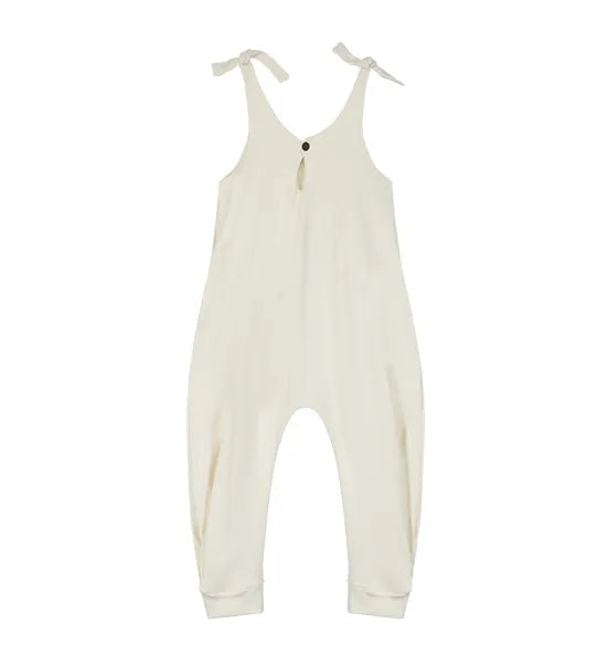 Breathable organic cotton romper for toddlers