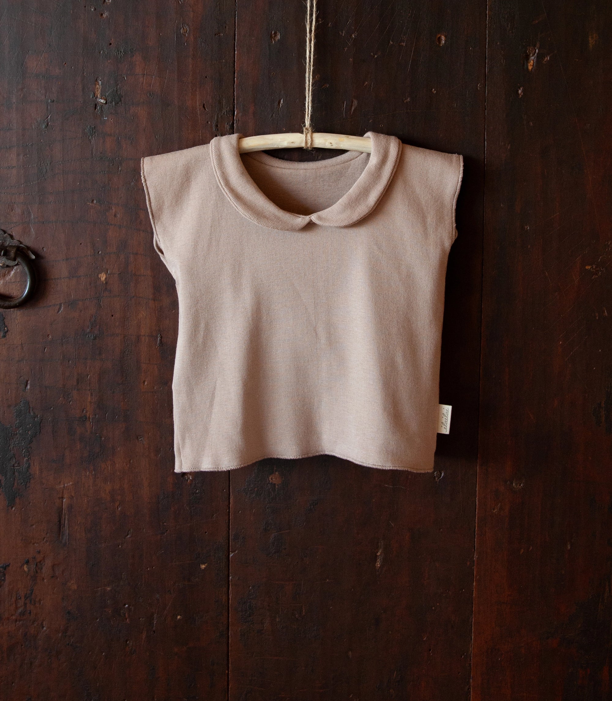 Breathable organic cotton top for toddlers