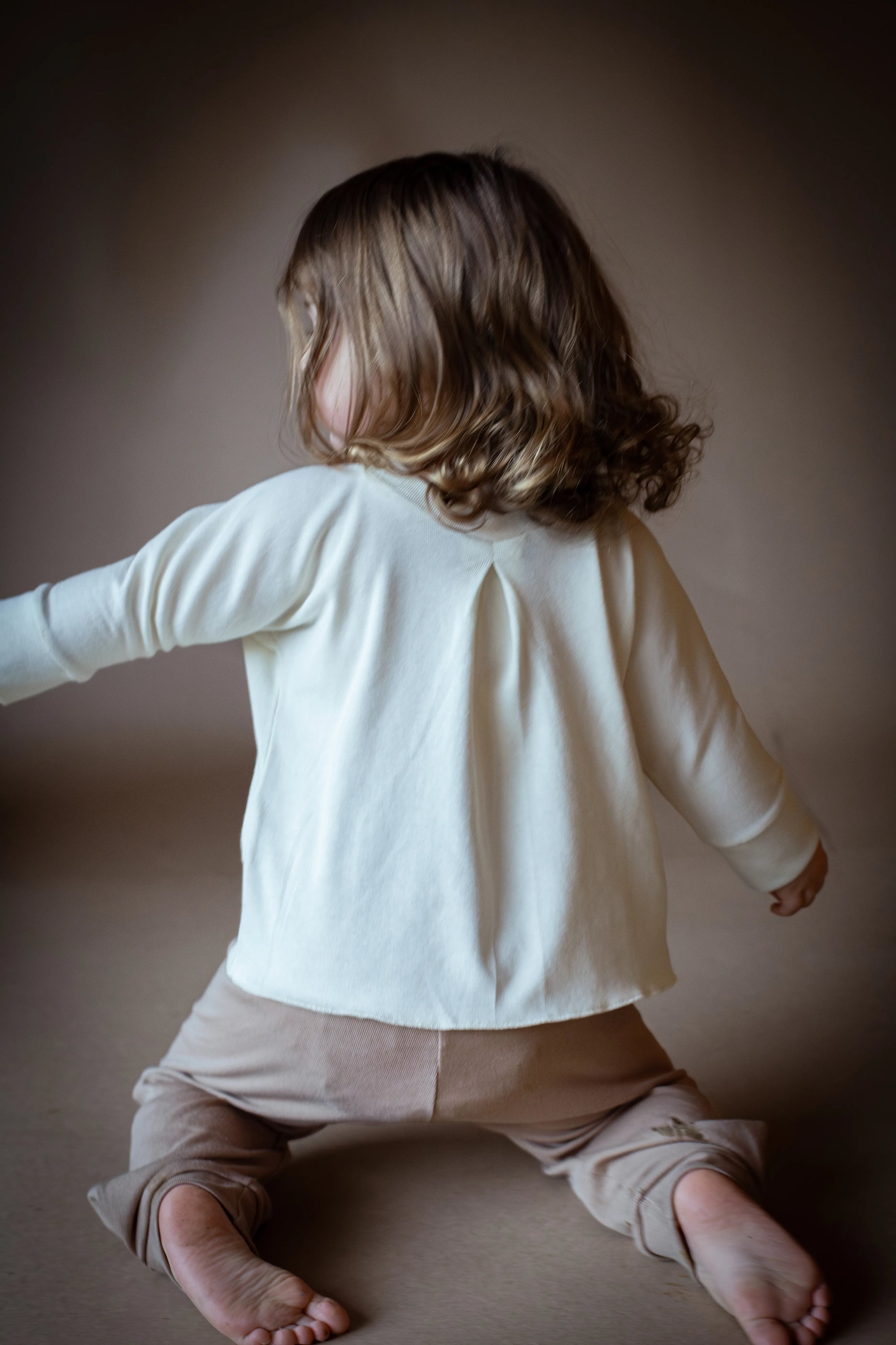 Chemical-free organic baby shirt for delicate skin
