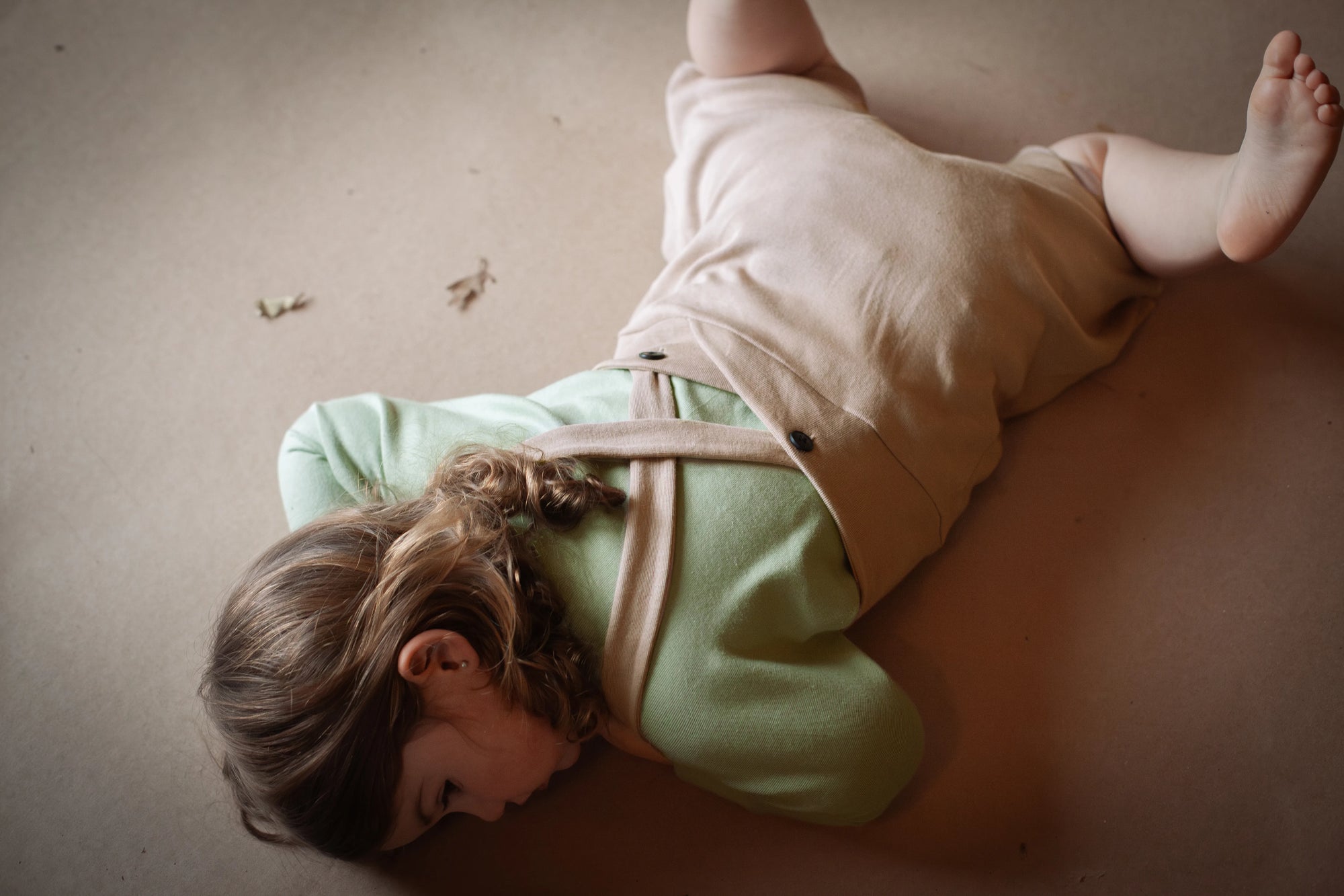 Ethically made cotton romper for free movement