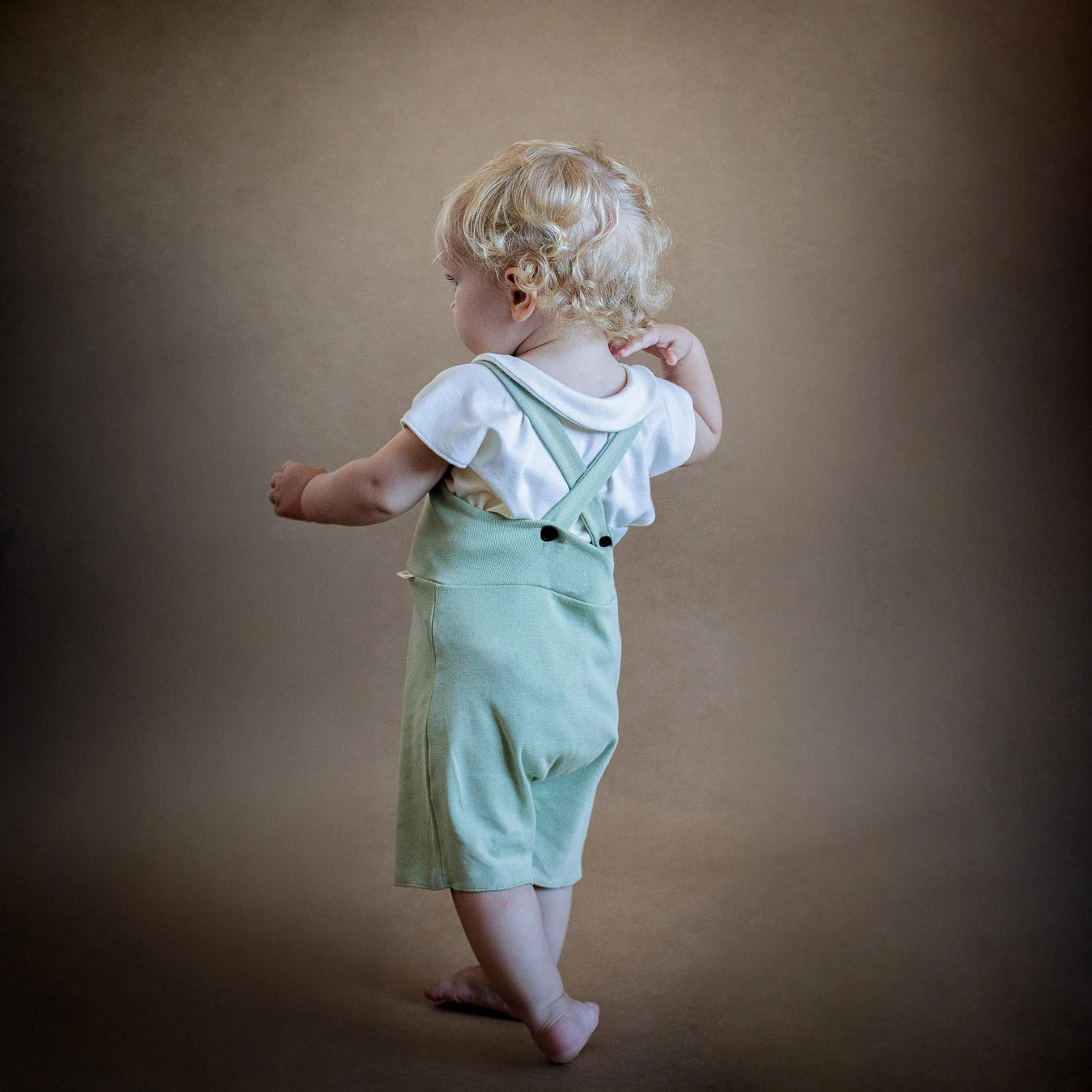 Everyday organic cotton jumpsuit for babies