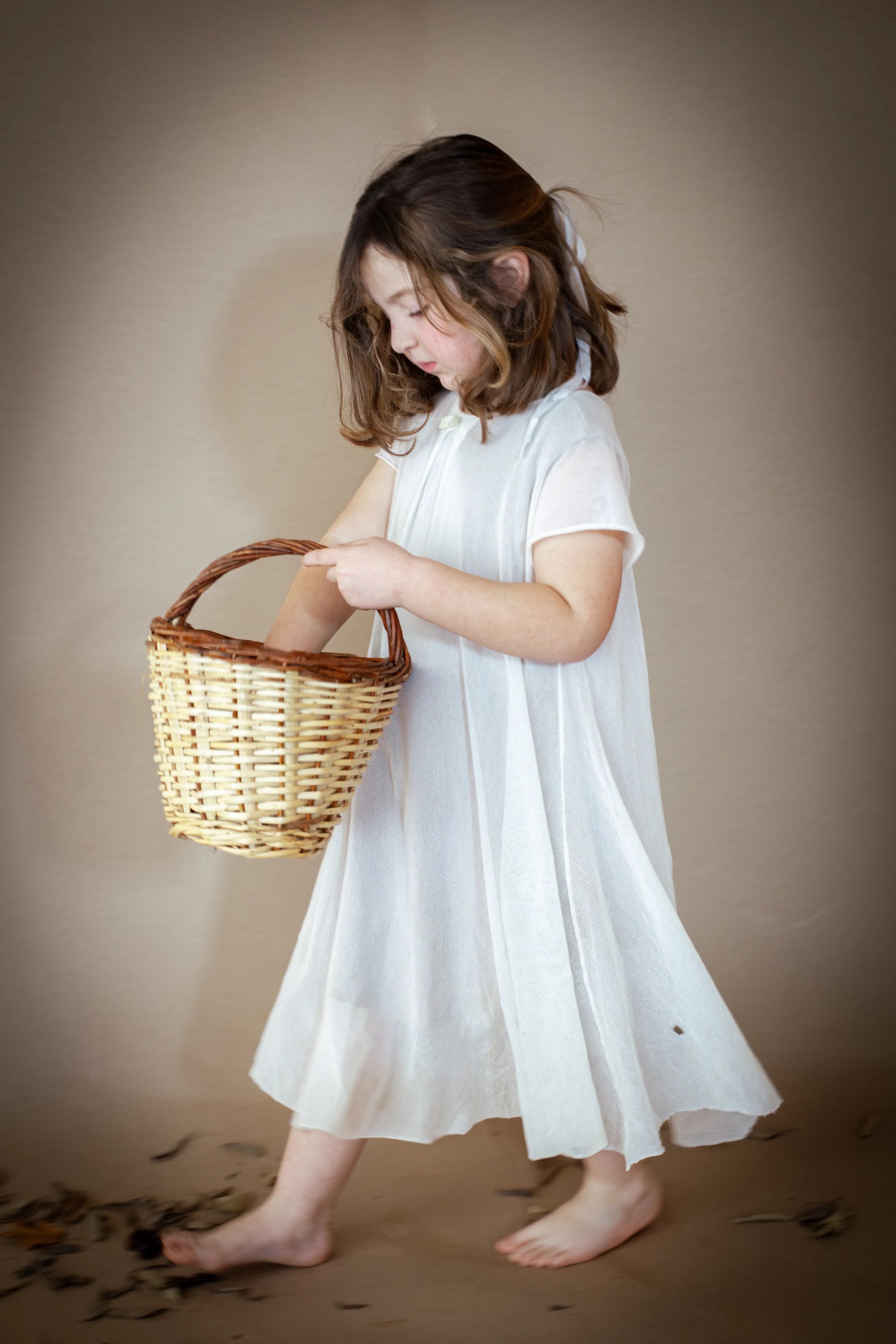 GOTS certified organic cotton dress with natural dyes