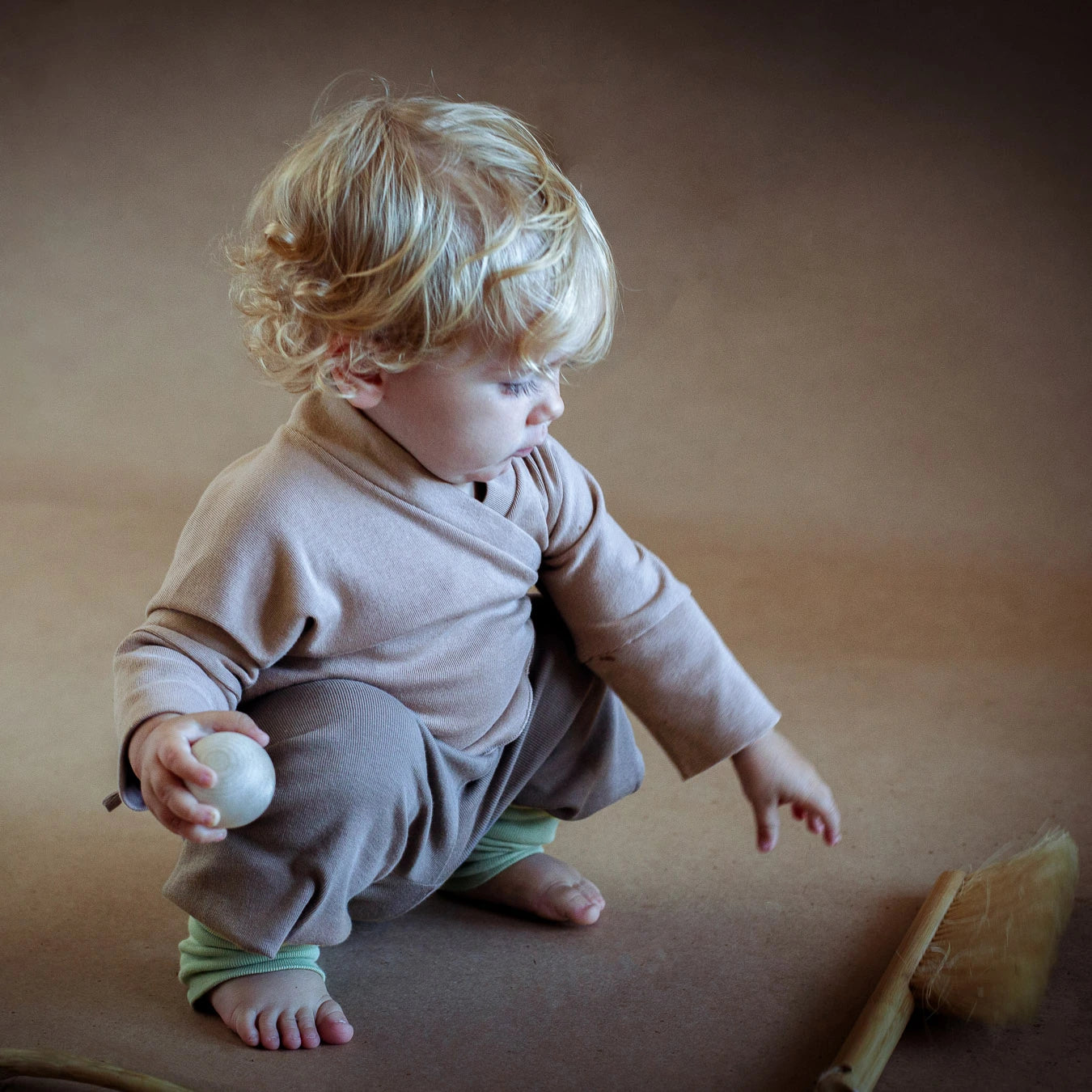 Handcrafted organic kimono with soft touch