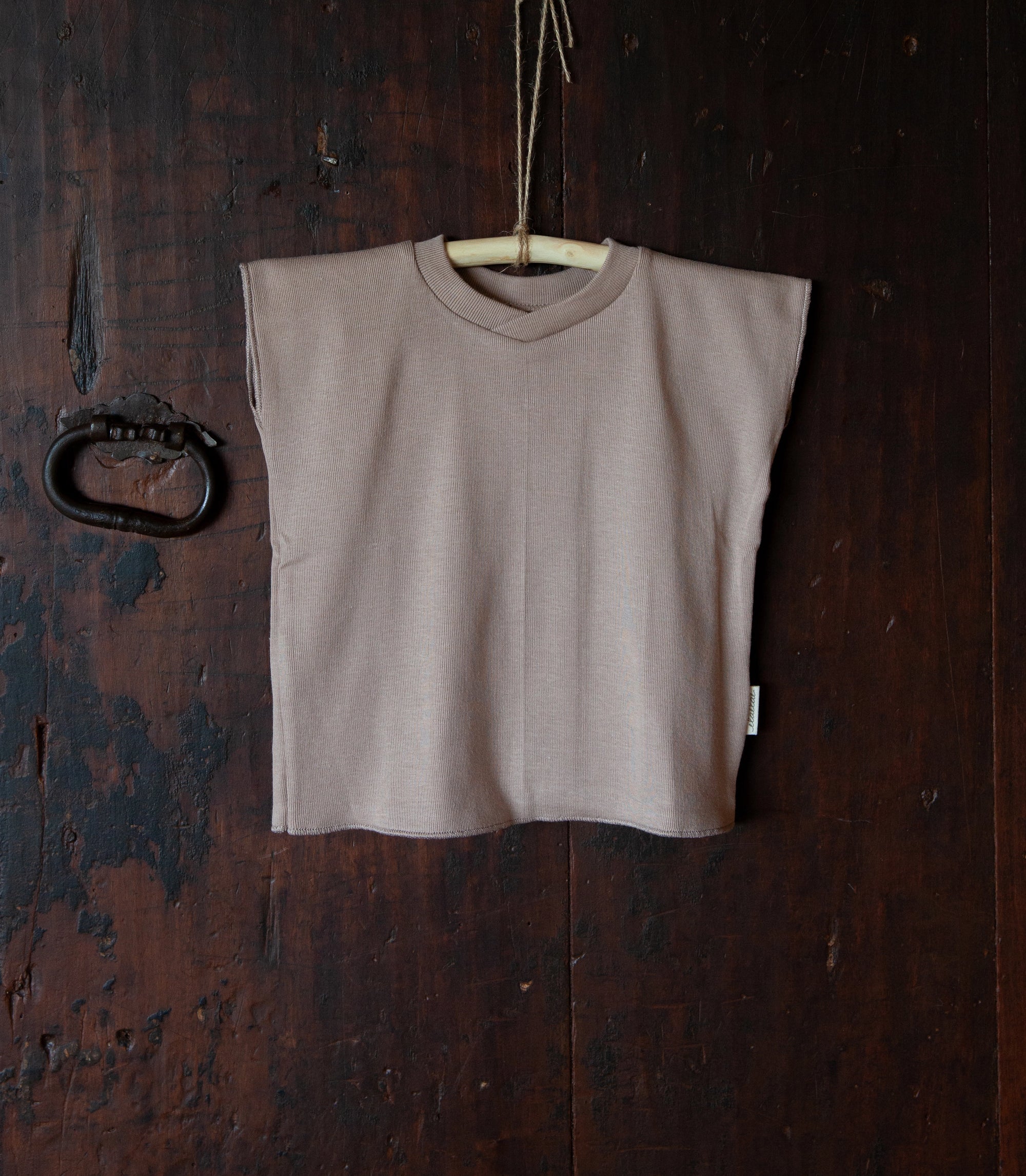 Locally-crafted organic top with soft fabric
