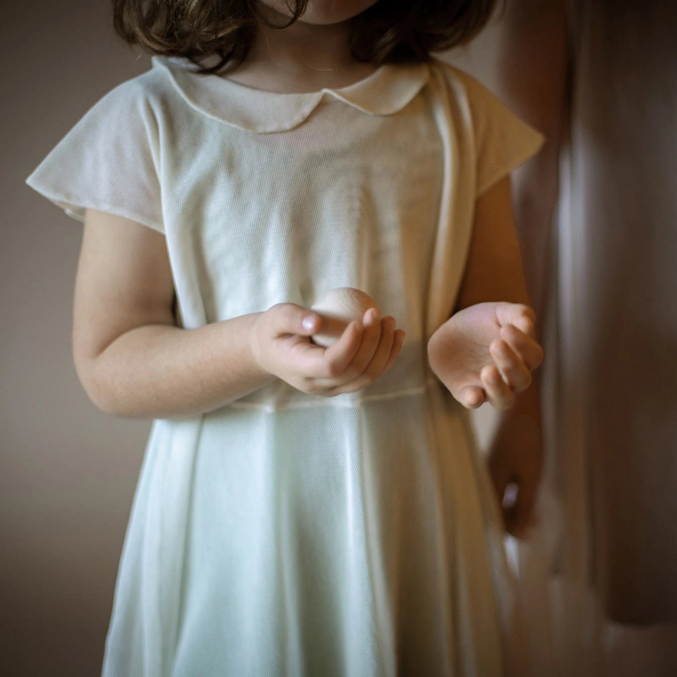 Locally-made organic baby dress with soft fabric