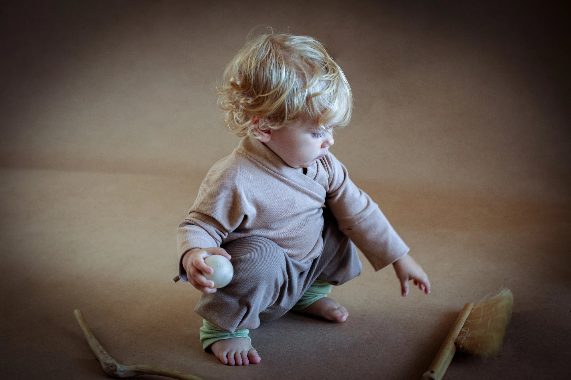 Locally made organic kimono with breathable fabric