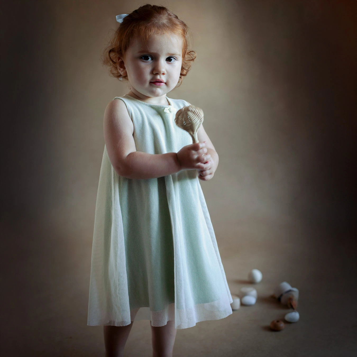 Natural fiber organic dress for gentle wear