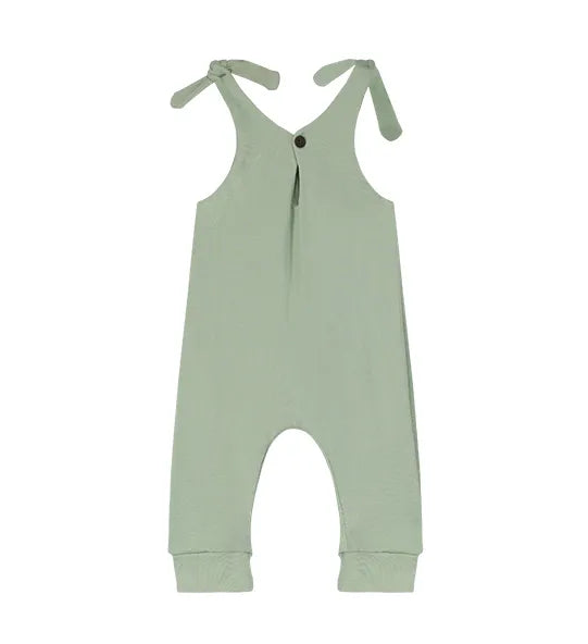Natural growth supporting baby overall with plant dyes