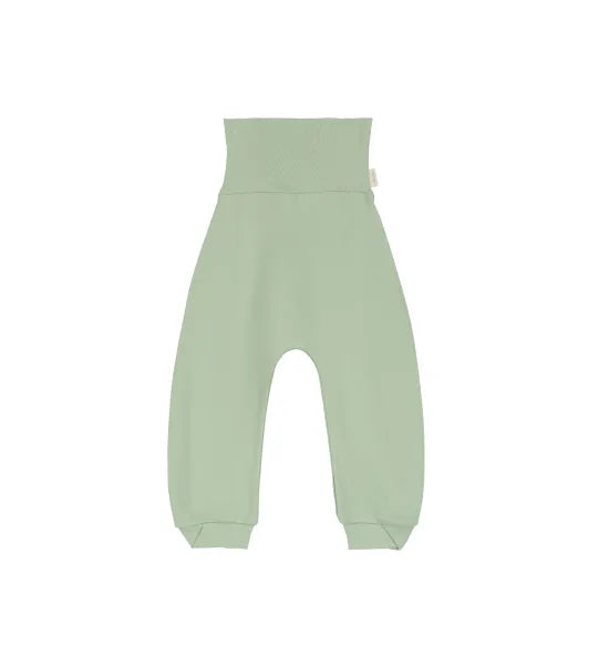 Natural growth supporting trousers in pure cotton
