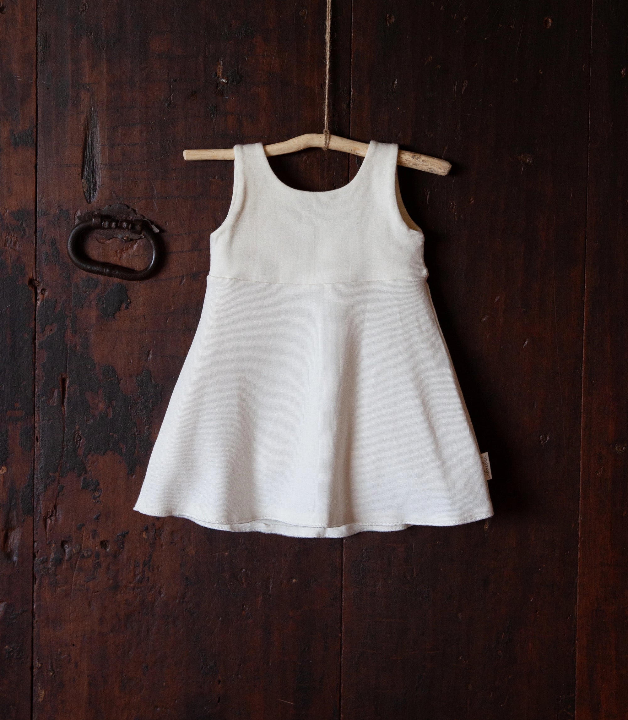 Organic cotton dress for relaxed movement