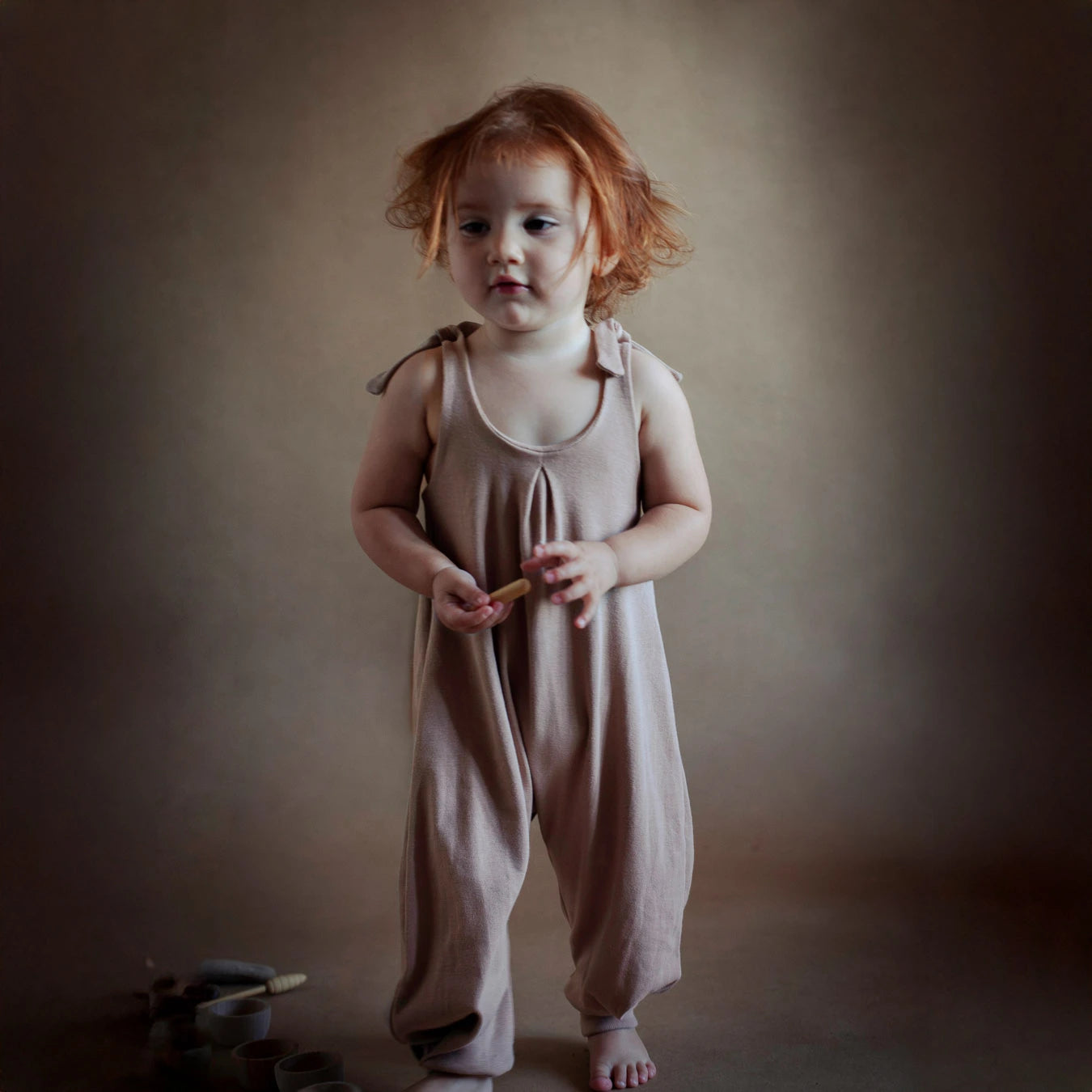 Organic cotton overall with soft touch finish