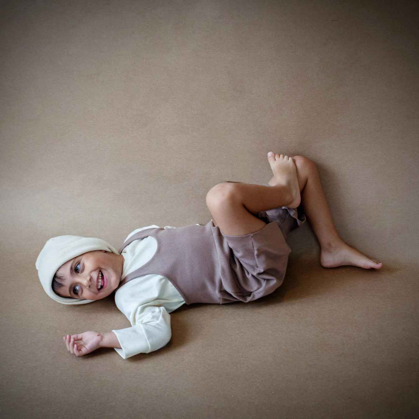 Organic overall designed for unrestricted exploration