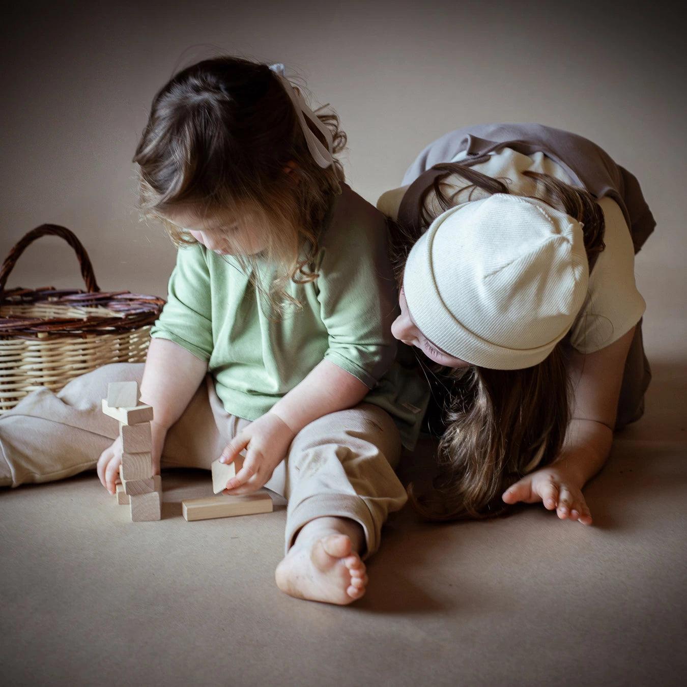 Plant-dyed shirt crafted for delicate skin
