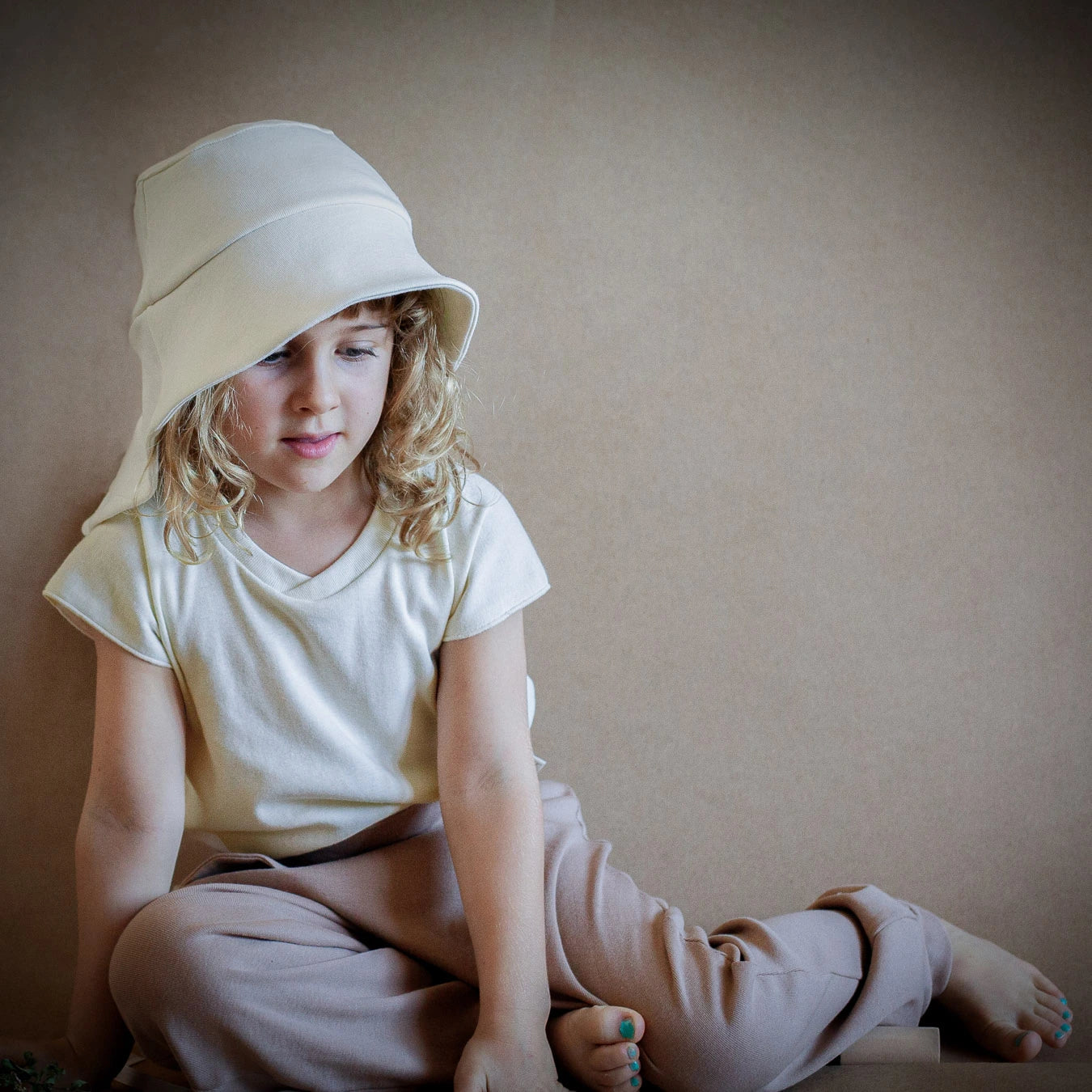 Pure organic cotton children top for daily comfort