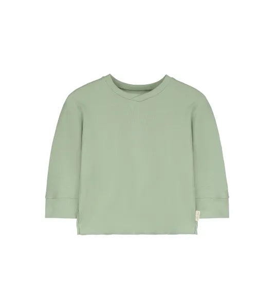 Pure organic cotton shirt for unrestricted toddler play