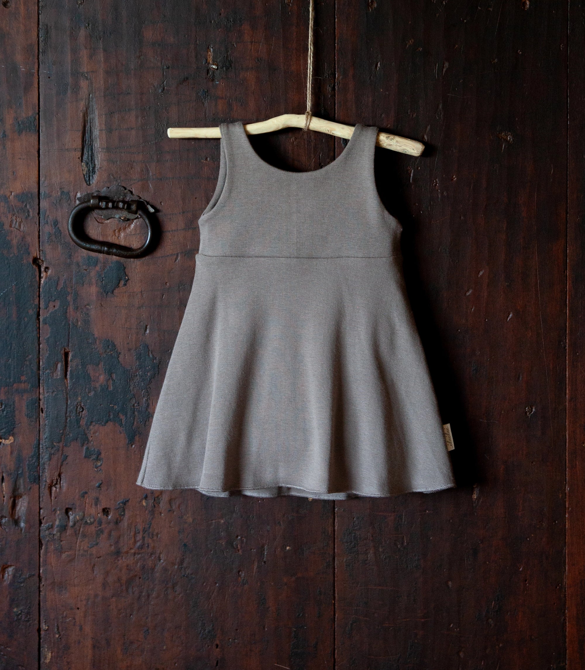 Soft organic baby dress for gentle wear