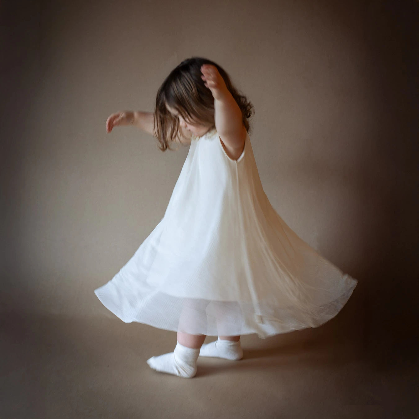 Soft organic cotton dress for sensitive baby skin