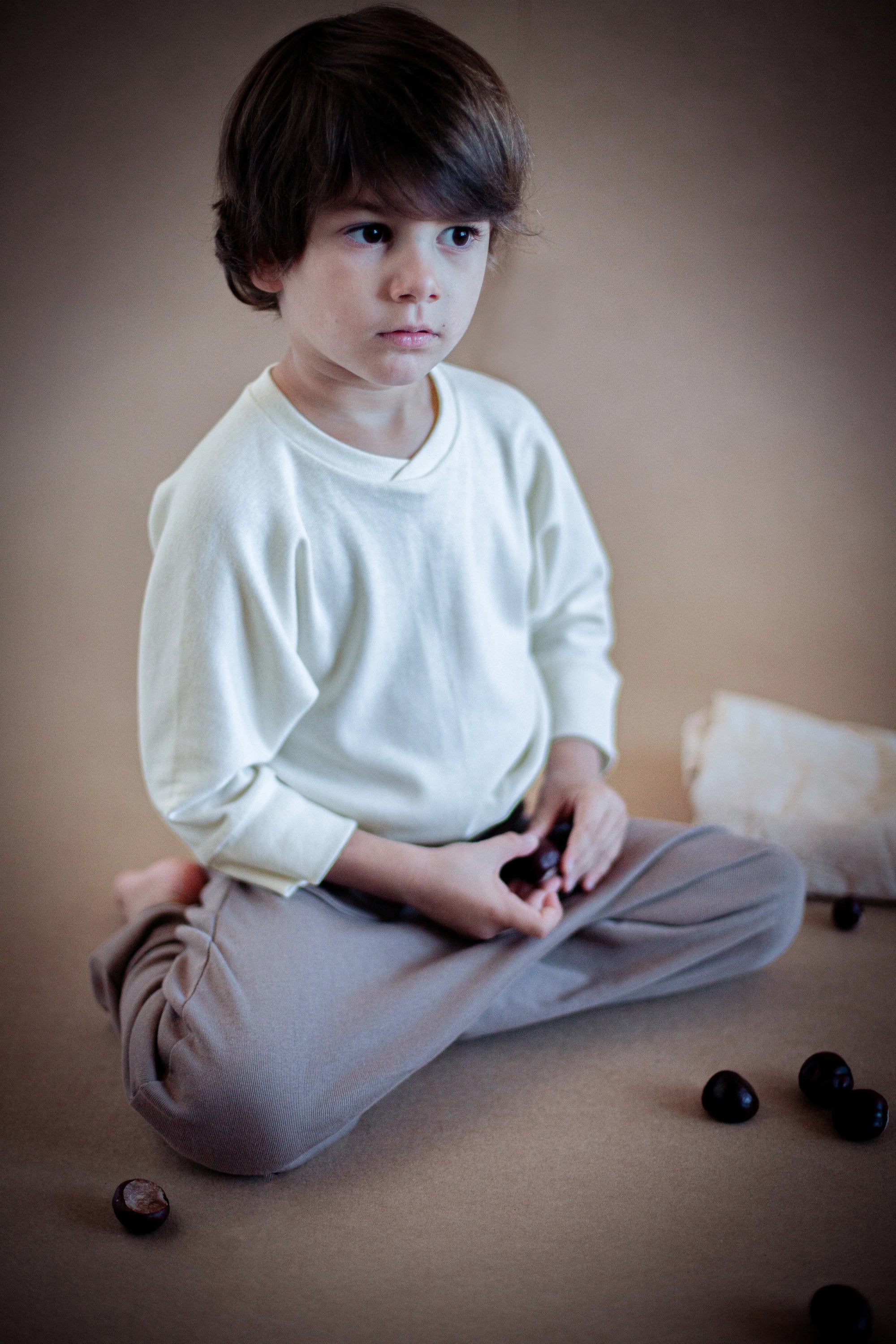 Soft organic cotton shirt for gentle baby skin