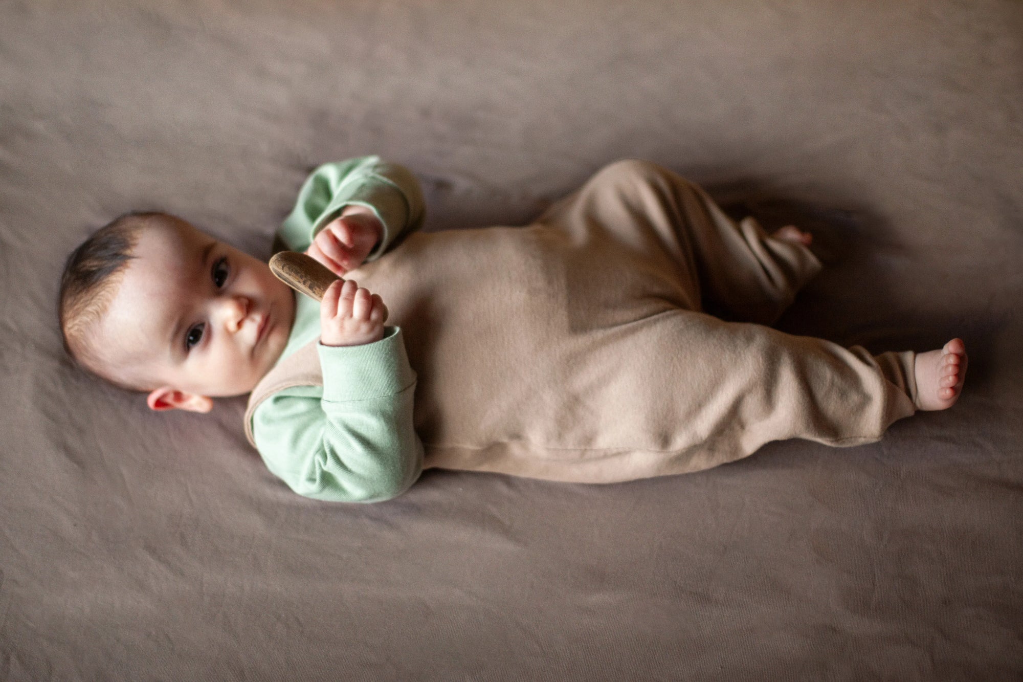 Sustainable cotton overall for growing children