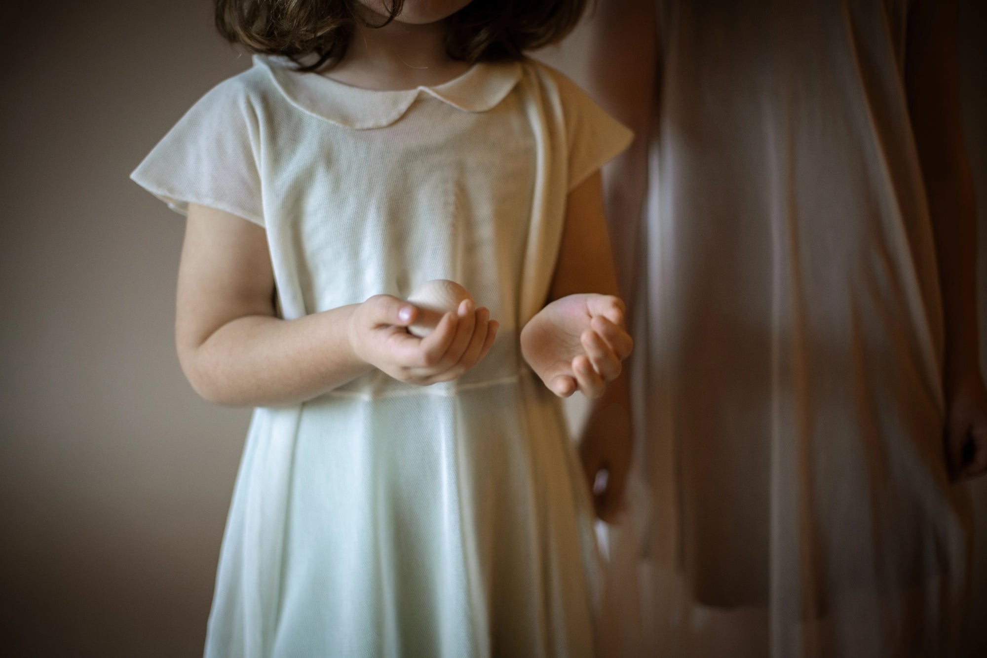 Timeless organic cotton tunic dress for active kids